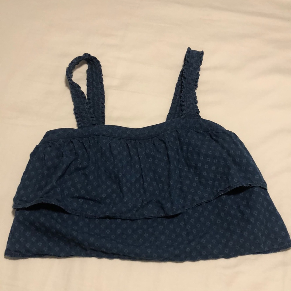 Madewell Denim Crop Top